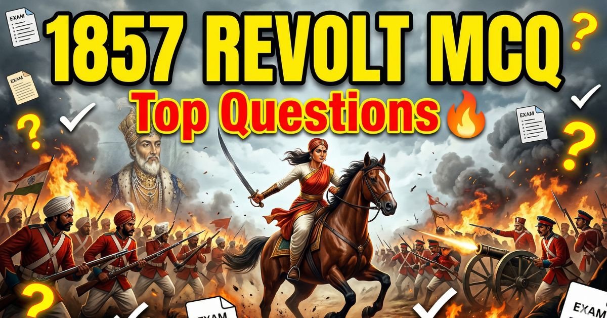 The Revolt of 1857: महत्वपूर्ण प्रश्न