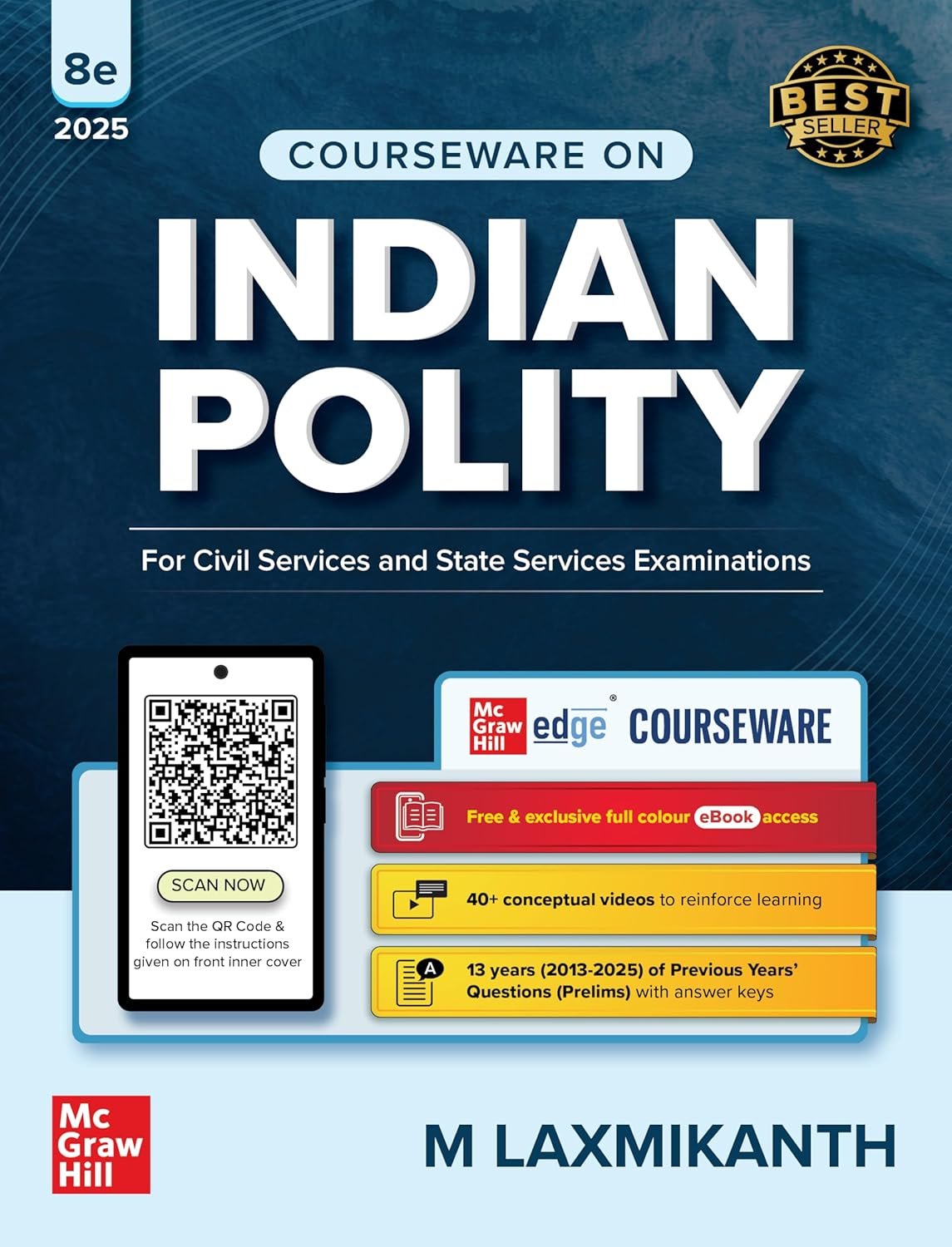 Indian Polity by M. Laxmikanth (8th Edition 2025) PDF | Available for Limited Time