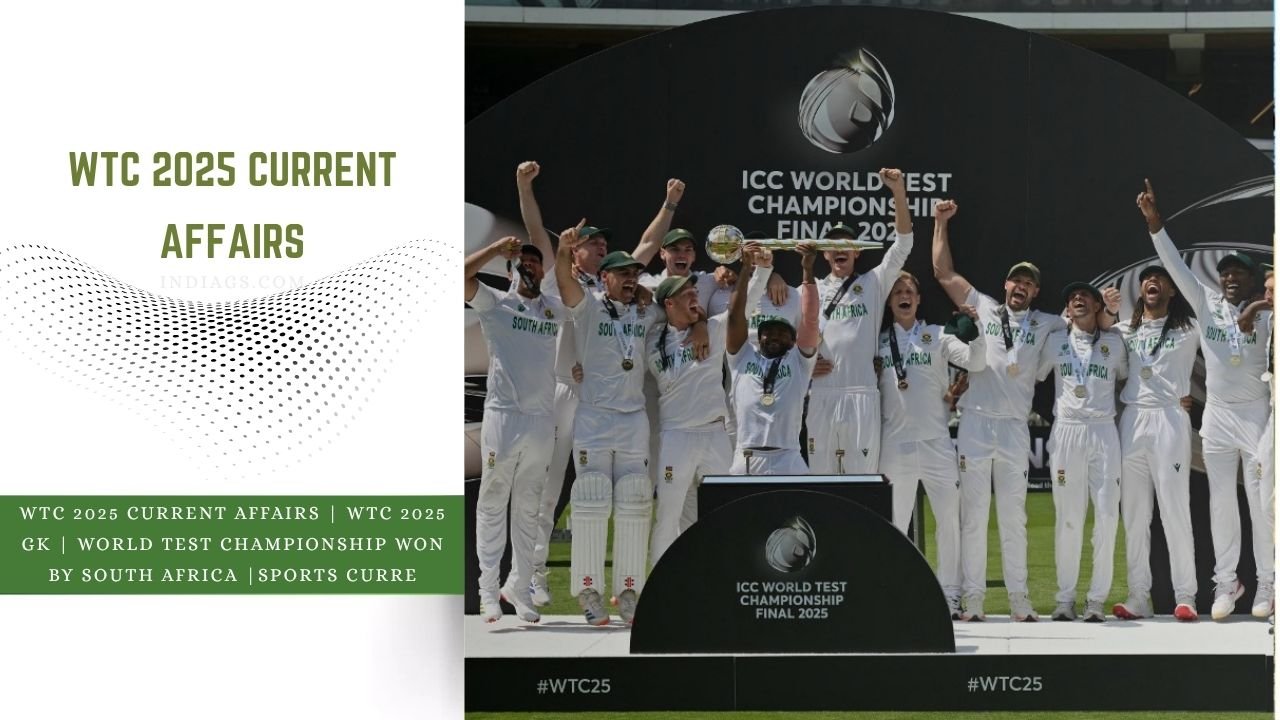 World Test Championship 2025 Current Affairs