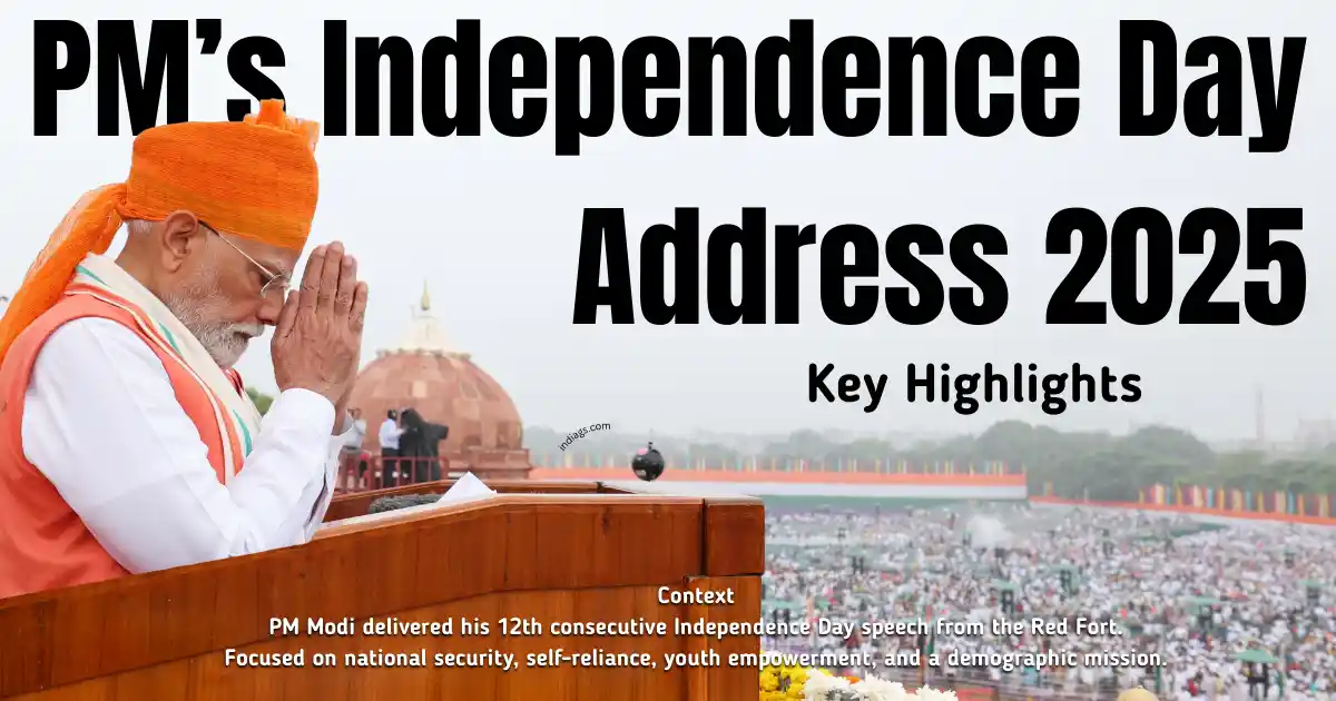 PM’s Independence Day Address 2025 – Key Highlights