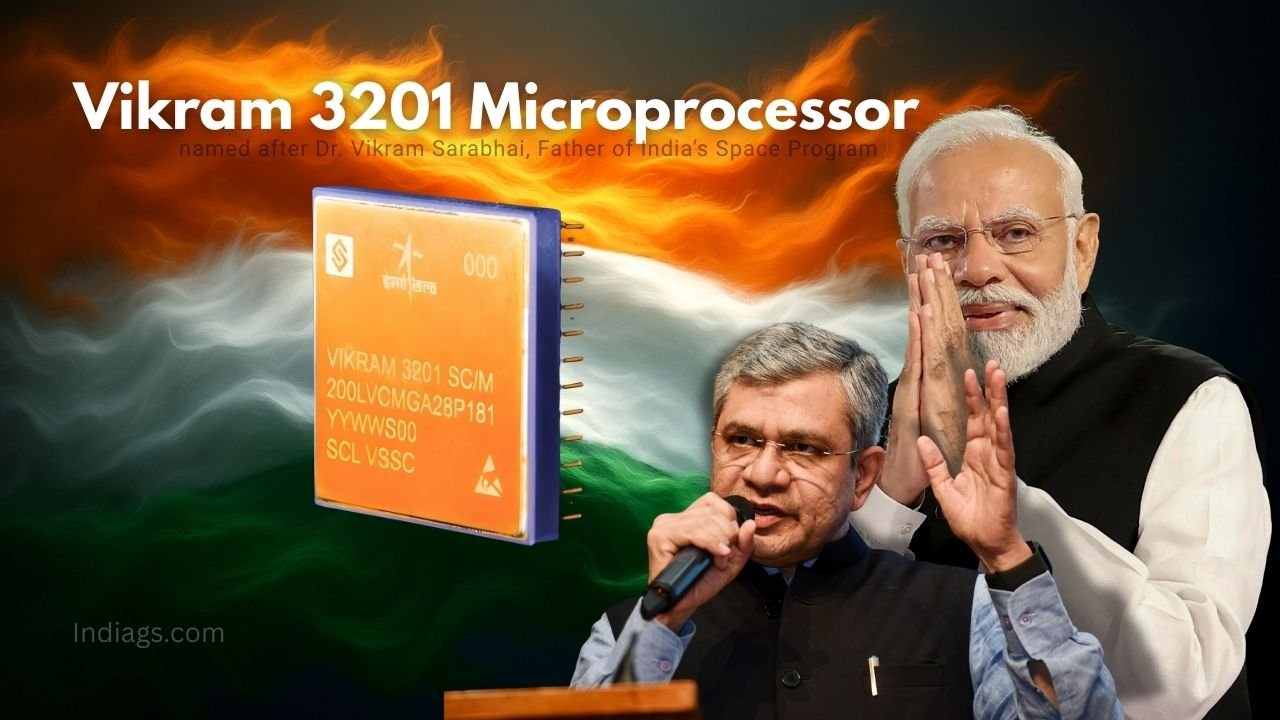 India’s first indigenous semiconductor chip Vikram 3201 Microprocessor