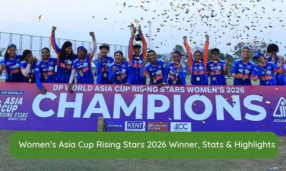 Women’s Asia Cup Rising Stars 2026 Winner, Stats & Highlights
