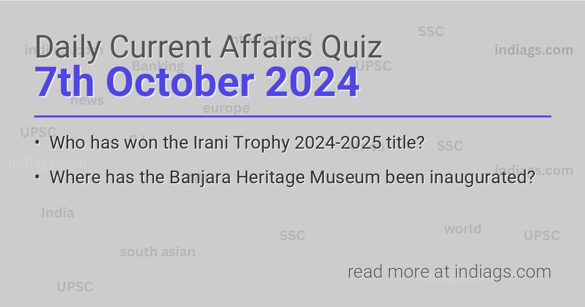 Daily Quiz