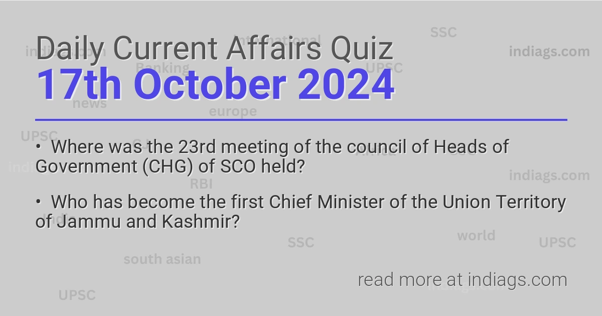 Daily Quiz