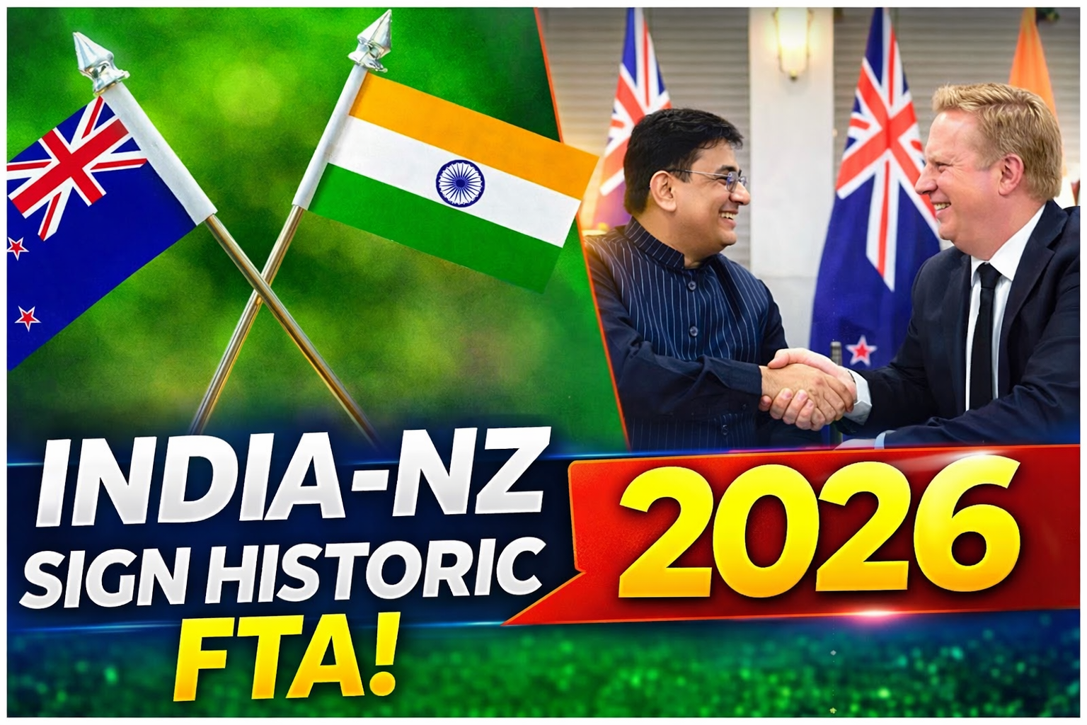 India New Zealand Free Trade Agreement 2026 – Full Details, Benefits, Impact & Key Features