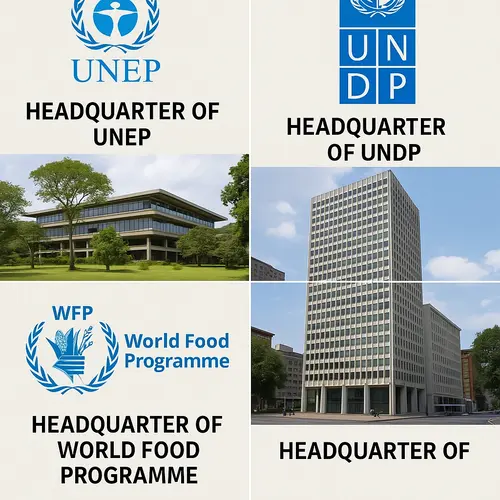 International organisations and their headquarters 2025