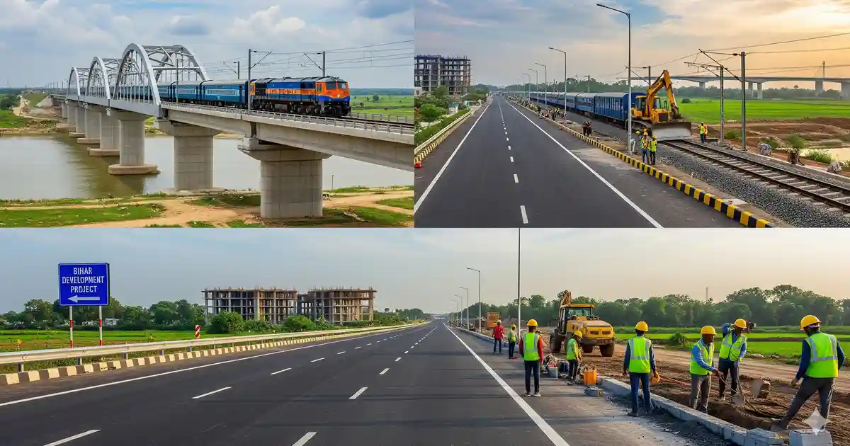 The PM inaugurated the 8.15 km Aunta–Simaria bridge over the Ganga in Bihar, reflecting a broader pu