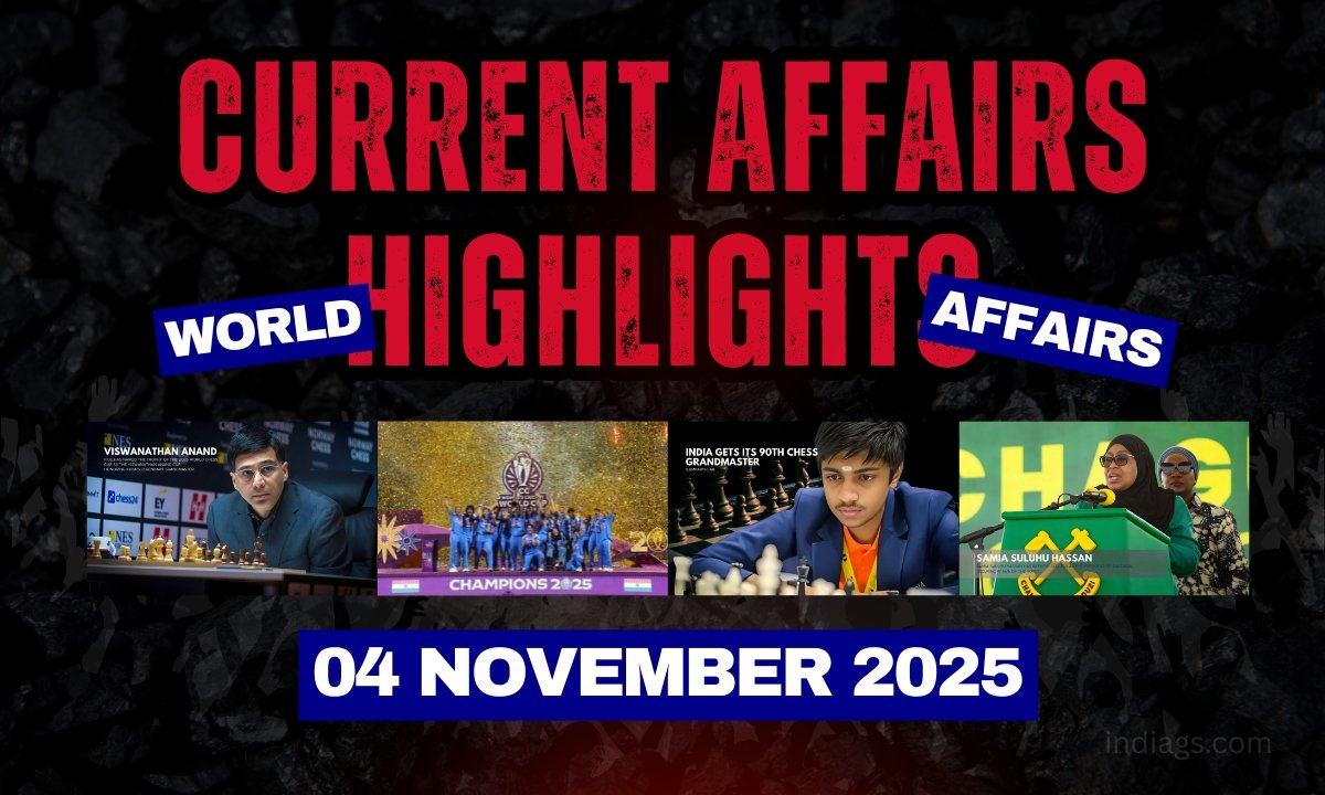 Current Affairs 04 November 2025 – India News for UPSC & Competitive Exams